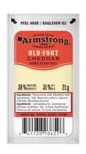 Load image into Gallery viewer, Cheese | Armstrong Portion - Old-Fort White Cheddar 6 Pack x 21 g