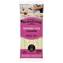 Load image into Gallery viewer, Cheese | Armstrong Sticks - Monterey Jack with Jalapeño 10 Pack x 21 g