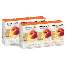 Load image into Gallery viewer, Bigelow Benefits | Calm Stomach Ginger and Peach Herbal Tea
