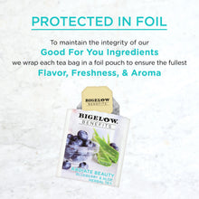 Load image into Gallery viewer, Bigelow Benefits | Radiate Beauty Blueberry and Aloe Herbal Tea