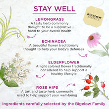 Load image into Gallery viewer, Bigelow Benefits | Stay Well Lemon and Echinacea Herbal Tea