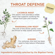 Load image into Gallery viewer, Bigelow Benefits | Throat Defense™ Ginger Honey Lemon Herbal Tea