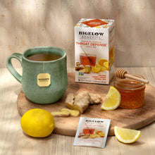 Load image into Gallery viewer, Bigelow Benefits | Throat Defense™ Ginger Honey Lemon Herbal Tea