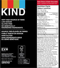 Load image into Gallery viewer, KIND | Dark Chocolate Cherry Cashew - 40 Grams x 12 Bars