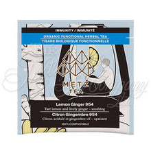 Load image into Gallery viewer, METZ LUXURY TEA | Organic - Lemon Ginger 976