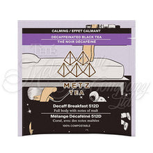 Load image into Gallery viewer, METZ LUXURY TEA | Decaff Breakfast 512D