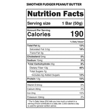 Load image into Gallery viewer, TRUBAR | Smother-Fudger Peanut Butter - 12 bars x 50 g