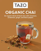Load image into Gallery viewer, TAZO | Organic Chai Black Tea Bags - 20 Count