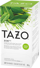 Load image into Gallery viewer, TAZO | Zen Green Tea Bags - 20 Count