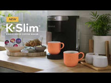 Load and play video in Gallery viewer, Keurig K-Slim K-Cup Single-serve Coffee Machine