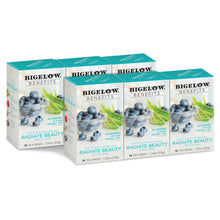 Load image into Gallery viewer, Bigelow Benefits | Radiate Beauty Blueberry and Aloe Herbal Tea
