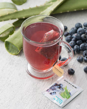 Load image into Gallery viewer, Bigelow Benefits | Radiate Beauty Blueberry and Aloe Herbal Tea
