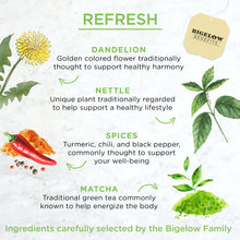 Load image into Gallery viewer, Bigelow Benefits | Refresh Turmeric Chili Matcha Green Tea
