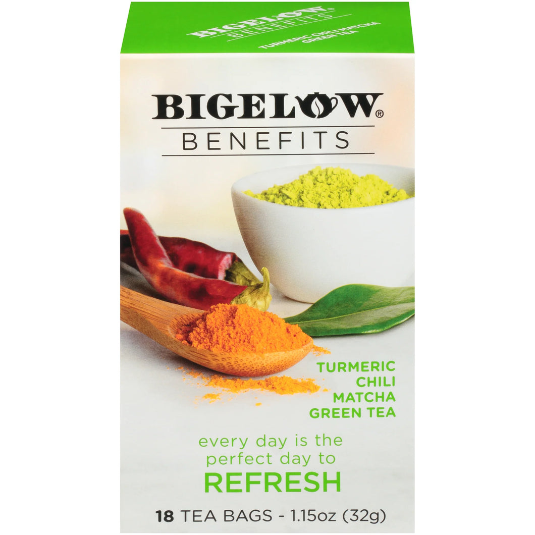 Bigelow Benefits | Refresh Turmeric Chili Matcha Green Tea
