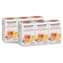 Load image into Gallery viewer, Bigelow Benefits | Throat Defense™ Ginger Honey Lemon Herbal Tea
