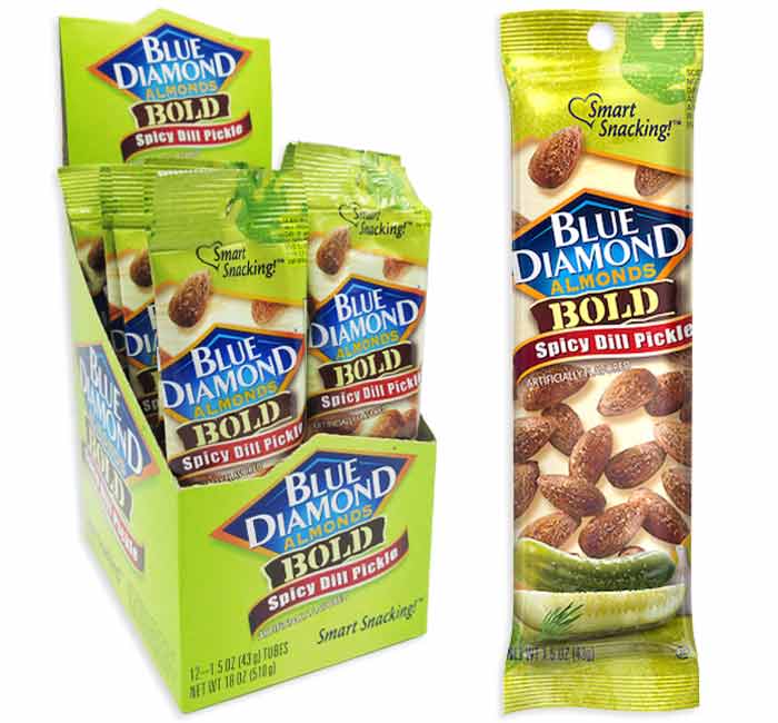 Blue Diamond Almonds Bold | Spicy Dill Pickle - 12 x 43 g