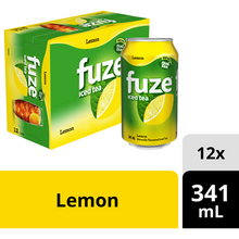Load image into Gallery viewer, Fuze | Ice Tea Lemon - Cans 12 x 341 mL
