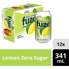 Load image into Gallery viewer, Fuze | Zero Sugar Lemon Flavour - Cans 12 x 355 mL
