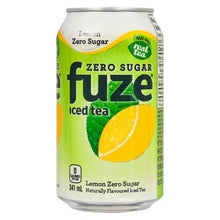 Load image into Gallery viewer, Fuze | Zero Sugar Lemon Flavour - Cans 12 x 355 mL
