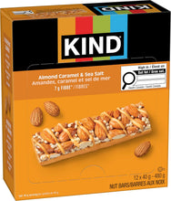 Load image into Gallery viewer, KIND | Almond Caramel &amp; Sea Salt - 40 Grams x 12 Bars
