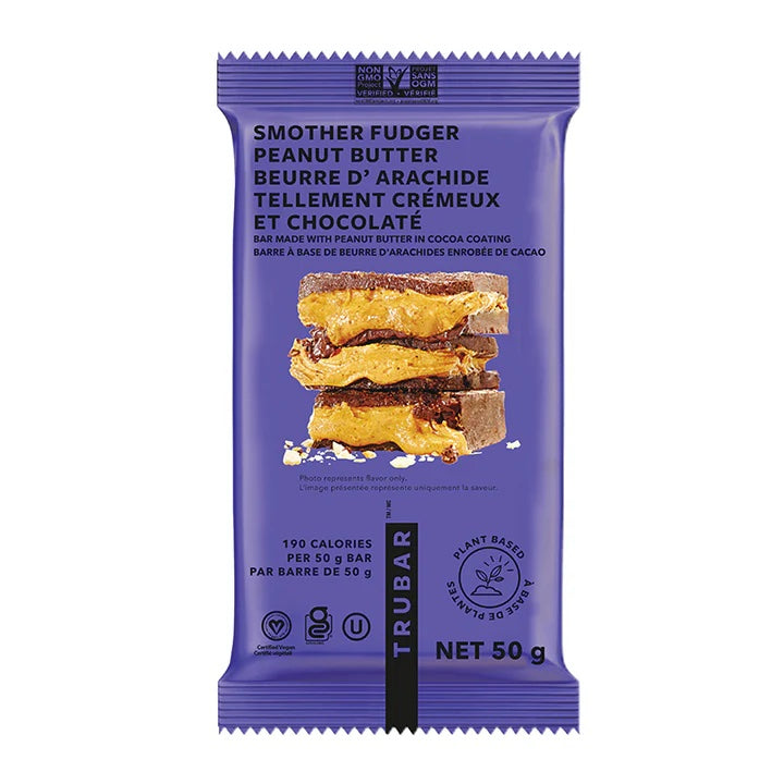TRUBAR | Smother-Fudger Peanut Butter - 12 bars x 50 g