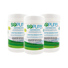 Load image into Gallery viewer, SoPure 80% Hand Sanitizer Wipes | Unscented - 100 count
