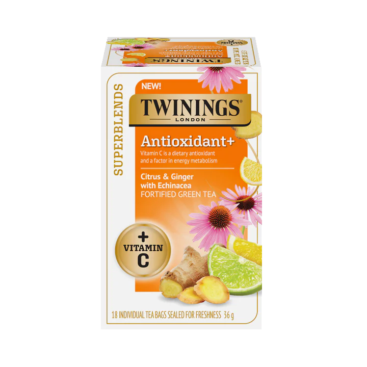 Twinings Tea | Superblends - Antioxidant+ Citrus & Ginger