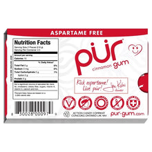 Load image into Gallery viewer, pur gum |  Cinnamon - 12 Packs x 9 Pieces

