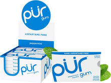 Load image into Gallery viewer, pur gum |  Peppermint - 12 Packs x 9 Pieces

