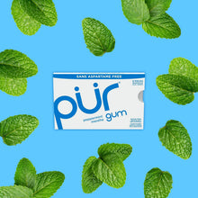 Load image into Gallery viewer, pur gum |  Peppermint - 12 Packs x 9 Pieces
