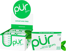 Load image into Gallery viewer, pur gum |  Spearmint - 12 Packs x 9 Pieces
