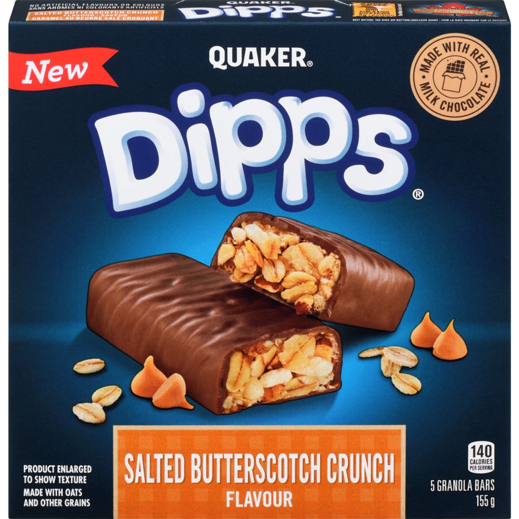 Quaker Chewy Dipps Salted Butterscotch Crunch Granola Bars - 31g