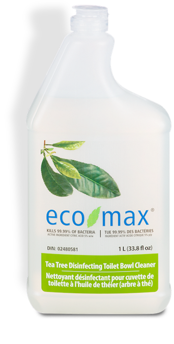 eco-max Tea Tree Disinfecting Toil Bowl Cleaner - 1L (33.8oz)