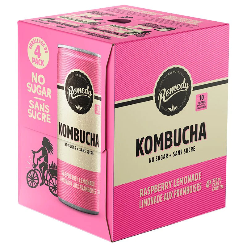 Remedy Kombucha Raspberry Lemonade - 330ml