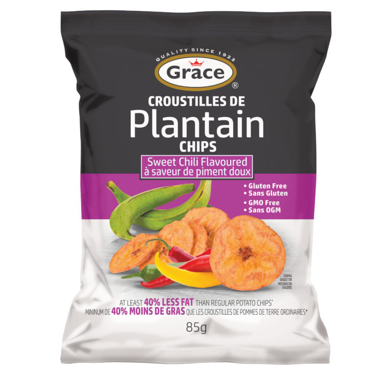 Grace Sweet Chili Plantain Chips - 85g