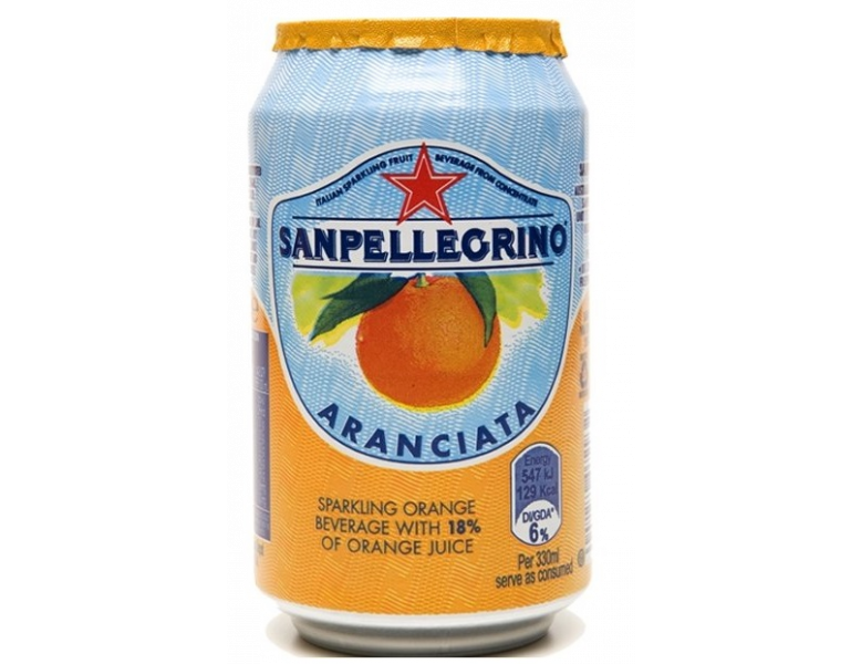 San Pellegrino Carbonated Water Aranciata (Orange) - 330ml