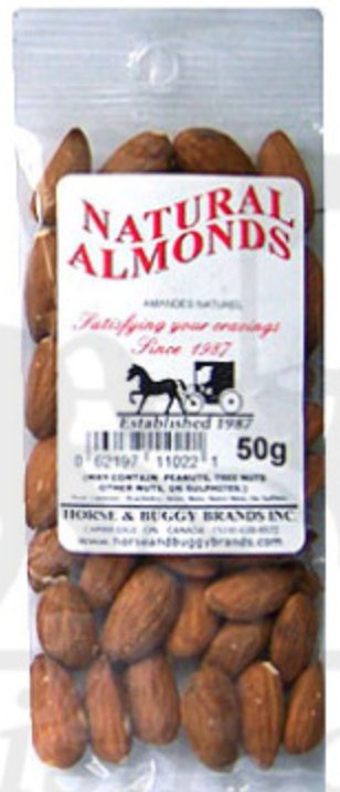 Natural Almonds - 50g