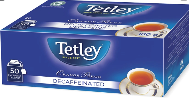 Tetley Tea Decaffeinated Individually Wrapped - 50