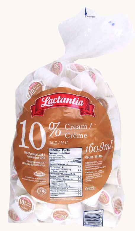 Lactantia 10% Creamers - 160