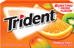 Trident Tropical Gum