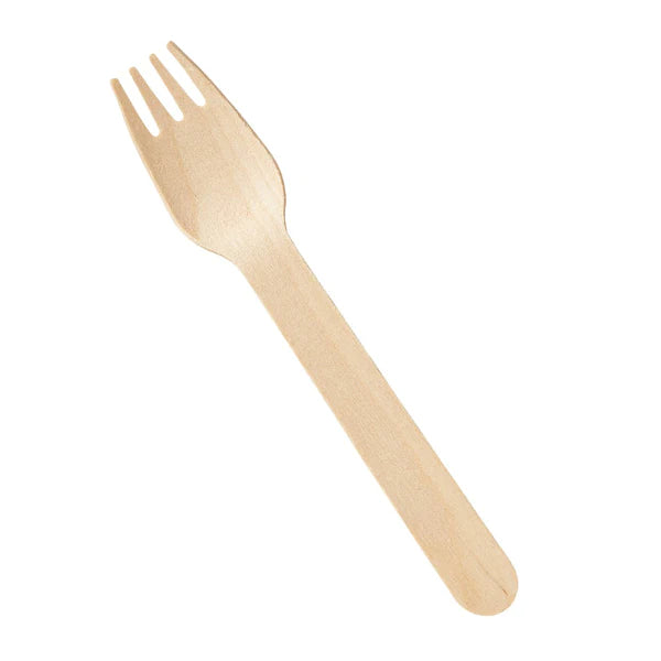 Wooden Disposable Forks - 300