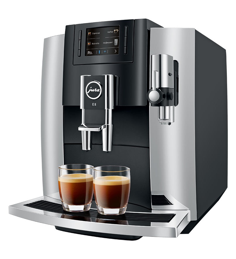 Jura E8 Espresso Machine (Chrome)