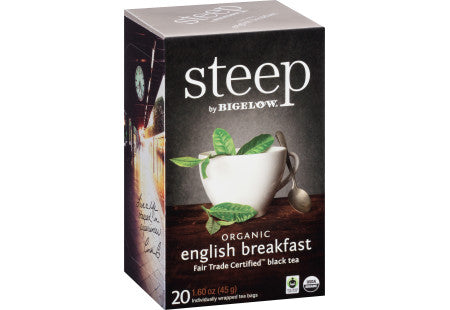 Steep by Bigelow | Organic English Breakfast Black Tea - 20