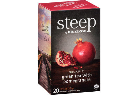 Steep by Bigelow | Organic Green Tea With Pomegranate - 20