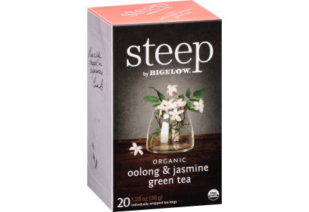 Steep by Bigelow | Organic Oolong & Jasmine Green Tea - 20