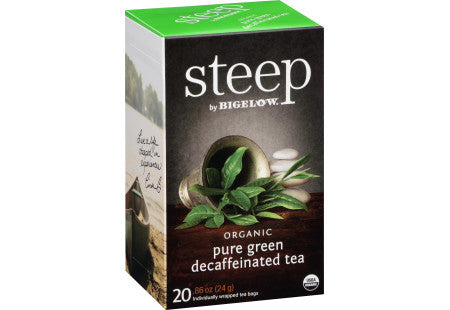 Steep by Bigelow | Organic Decaffeinated Green Tea - 20