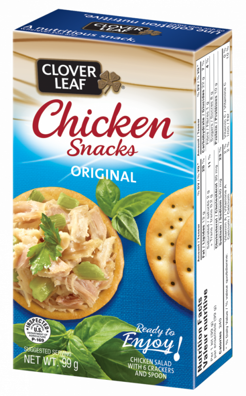 Clover Leaf Chicken Snacks Original - 12 x 99g