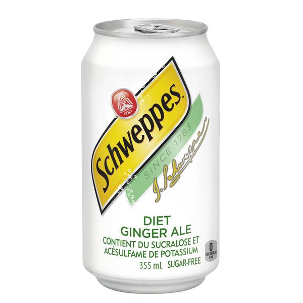 Schweppes Diet Ginger Ale - 355ml (12oz)