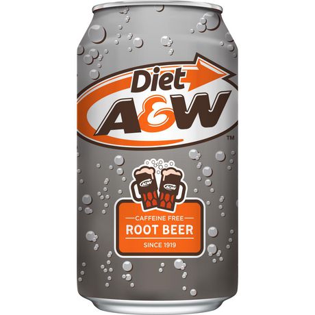 A&W Diet Root Beer - 355ml (12oz)