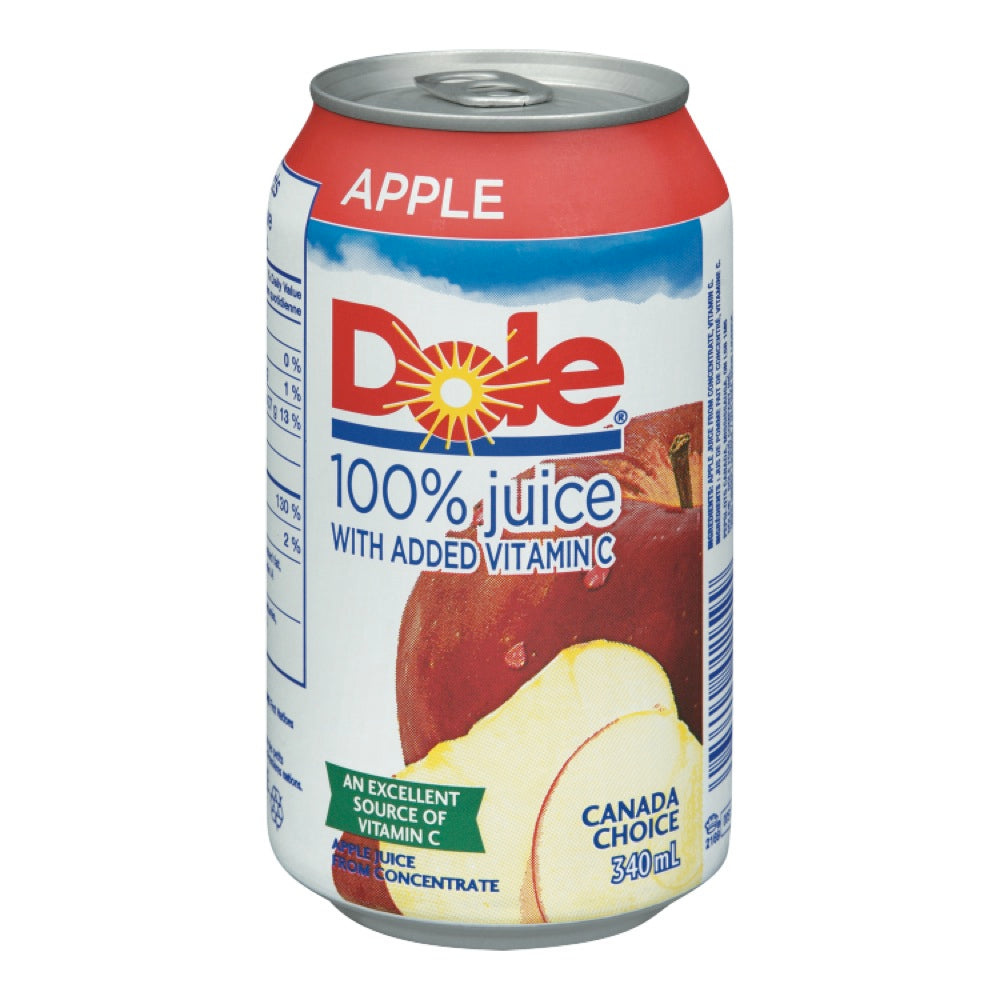 Dole 100% Apple Juice - 340ml